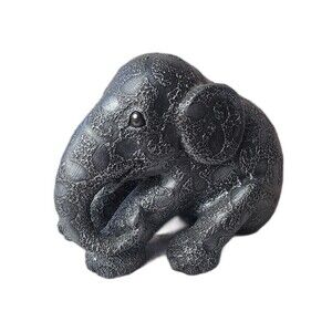 Elephant Parade Silver Clover Limited Edition Original 2016 Resin Figure 7"x6"